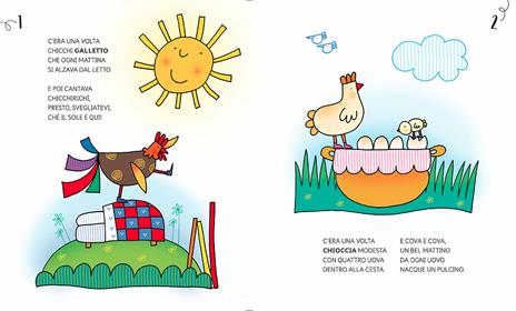 50 filastrocche facili facili per bambini piccini piccini. Ediz. a colori - Maria Loretta Giraldo,Nicoletta Costa - 4