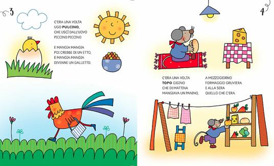 50 filastrocche facili facili per bambini piccini piccini. Ediz. a colori - Maria Loretta Giraldo,Nicoletta Costa - 5