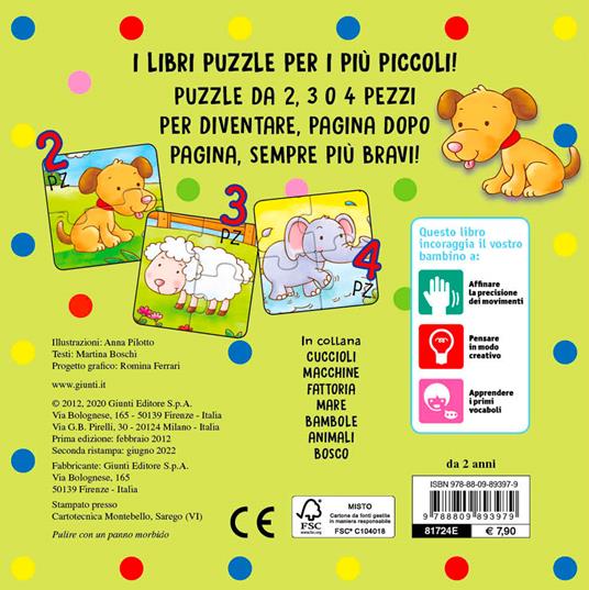 Cuccioli. Con puzzle. Ediz. illustrata - Silvia D'Achille,Anna Pilotto - 2