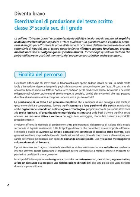 Divento bravo. Esercitazioni di produzione del testo scritto. Classe 3° scuola sec. di I grado - Monica Caeran - 4