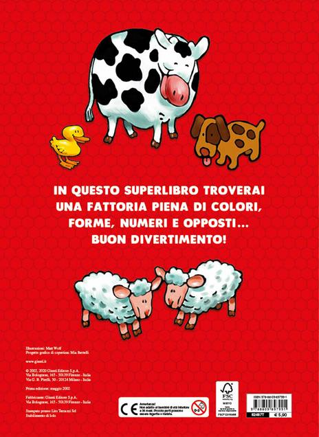 Il superlibro della fattoria da colorare. Ediz. a colori - 2