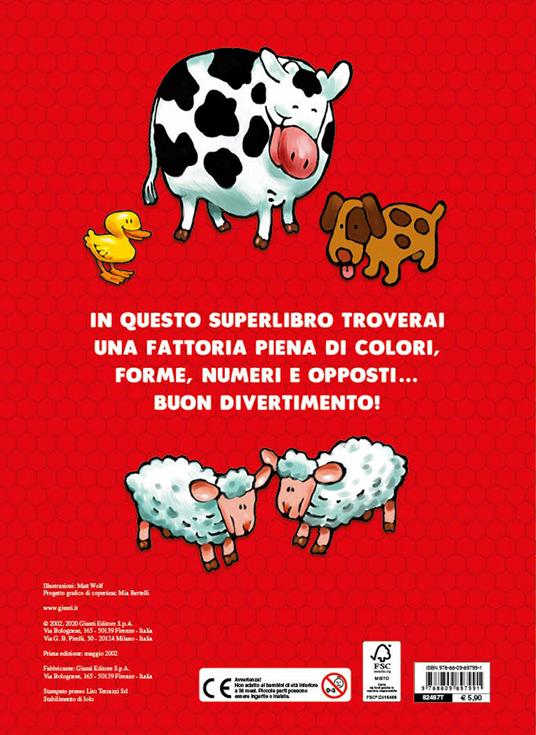 Il superlibro della fattoria da colorare. Ediz. a colori - 2