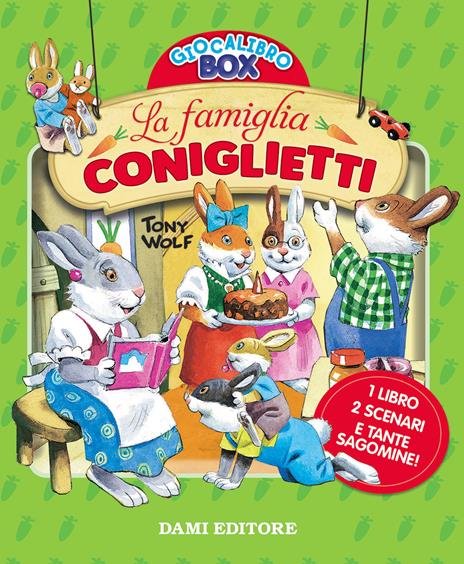 La famiglia Coniglietti. Ediz. a colori. Con gadget - copertina