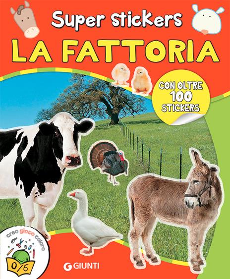 La fattoria. Super stickers. Ediz. a colori - copertina