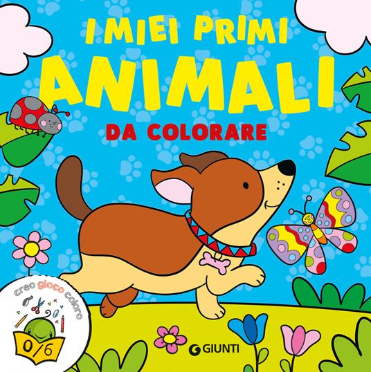 I miei primi animali da colorare. Ediz. a colori - copertina