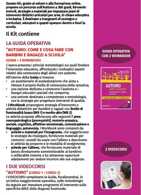 Kit autismo. Un percorso completo per intervenire a scuola: metodologie, strategie didattiche e materiali. Con espansione online - 3