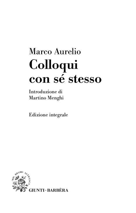 Colloquio con se stesso. Ediz. integrale - Marco Aurelio - 3