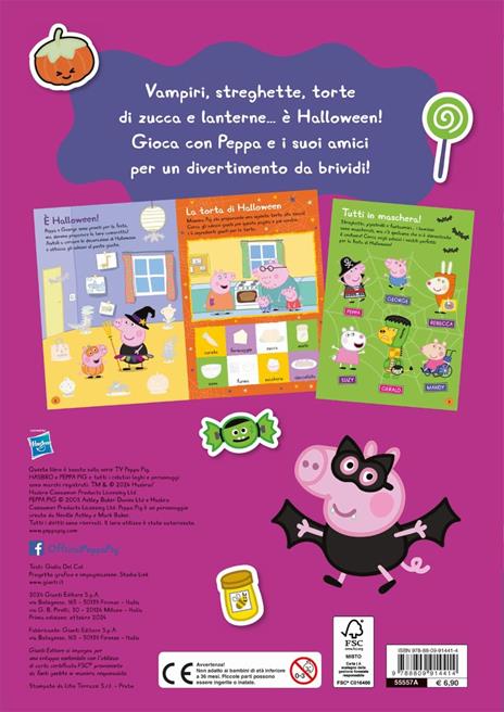 Halloween. Peppa Pig. Con adesivi. Ediz. a colori - Giulia Del Col - 6