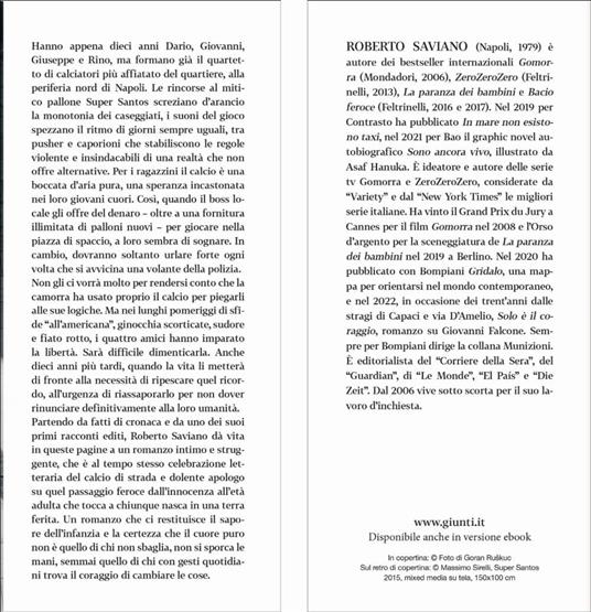 Cuore puro. Quattro amici. Quattro destini. Una sola passione - Roberto Saviano - 2