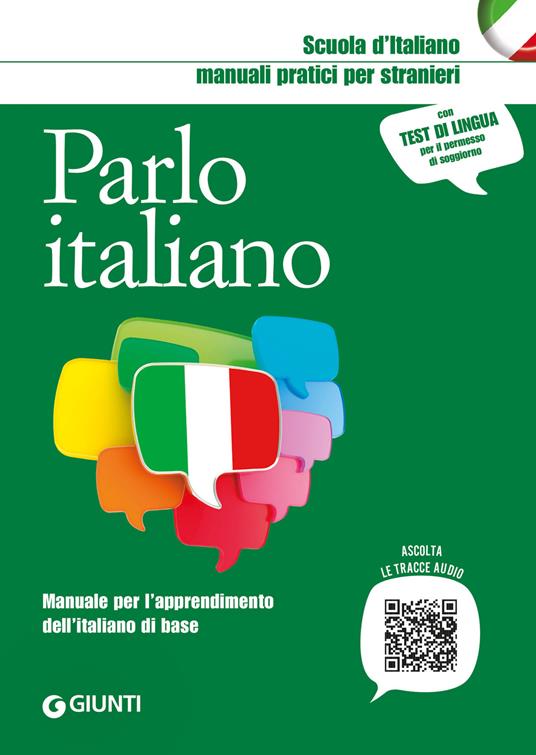 Parlo italiano. Manuale per l'apprendimento dell'italiano di base - copertina