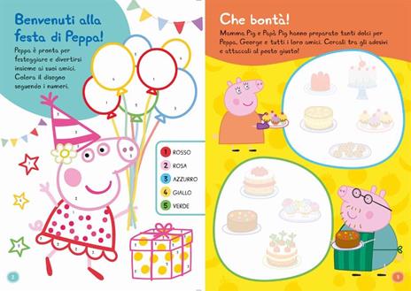 Festeggia con Peppa. Peppa Pig. Con adesivi. Ediz. a colori - Giulia Del Col - 3