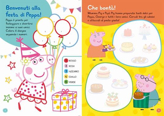 Festeggia con Peppa. Peppa Pig. Con adesivi. Ediz. a colori - Giulia Del Col - 3