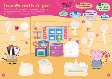Festeggia con Peppa. Peppa Pig. Con adesivi. Ediz. a colori - Giulia Del Col - 4