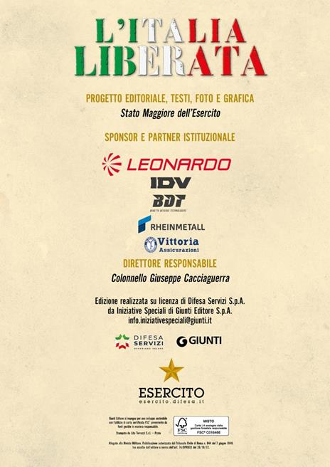 Esercito. Calendario da muro 2025. L'Italia liberata. L'Esercito nella guerra di Liberazione. Ediz. a colori - 4