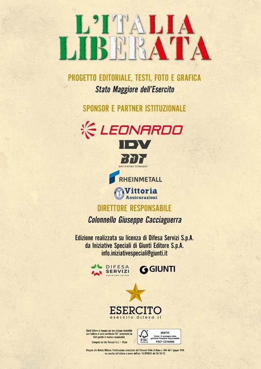 Esercito. Calendario da muro 2025. L'Italia liberata. L'Esercito nella guerra di Liberazione. Ediz. a colori - 4