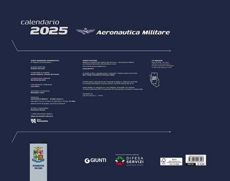 Calendario da muro Aeronautica 2025 - 6