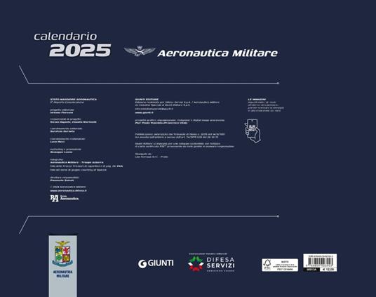Calendario da muro Aeronautica 2025 - 6