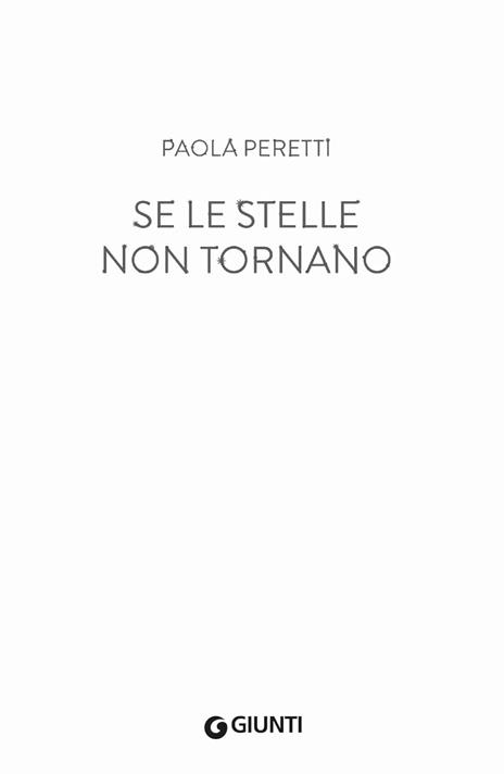 Se le stelle non tornano - Paola Peretti - 3
