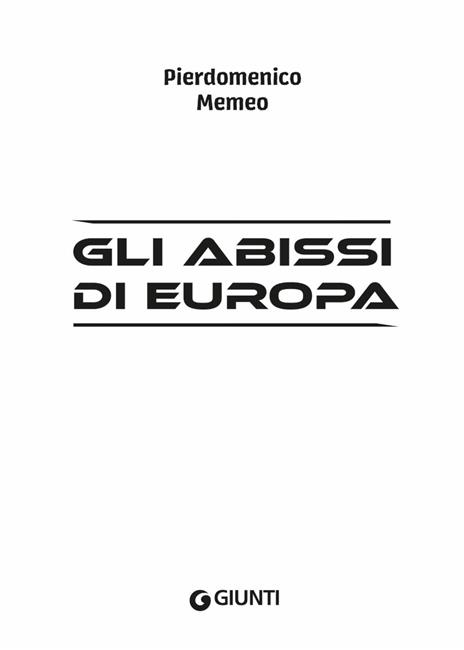 Gli abissi di Europa - Pierdomenico Memeo - 3