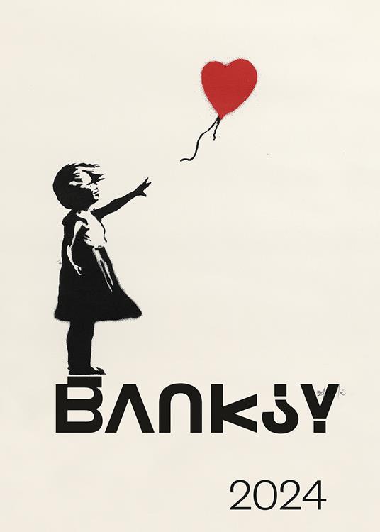 Calendario Banksy 2024 da parete (30 x 42 cm) - Gianluca Marziani - Stefano  Antonelli - - Libro - Giunti Editore 