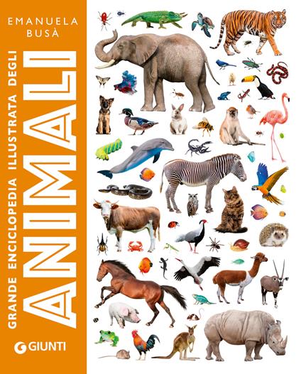 Grande enciclopedia illustrata degli animali. Ediz. a colori - Emanuela Busà - copertina