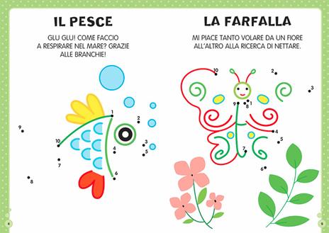 Animali. I puntini da unire e colorare. Con 3 livelli di difficoltà. Ediz. a colori - 5