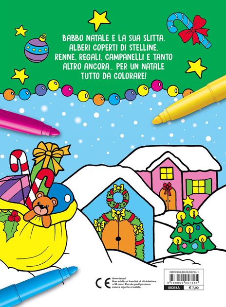 Colorare il Natale. Con adesivi. Ediz. illustrata - Serena Tommasone - 2