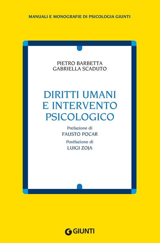 Diritti umani e intervento psicologico - Pietro Barbetta,Gabriella Scaduto - copertina
