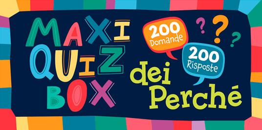 Maxi quiz box dei perché. Ediz. a colori. Con 101 Carte - copertina