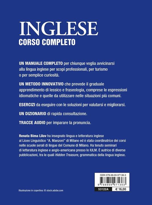 Inglese. Corso completo. Con File audio per il download - Renata Bima Lilov - 2