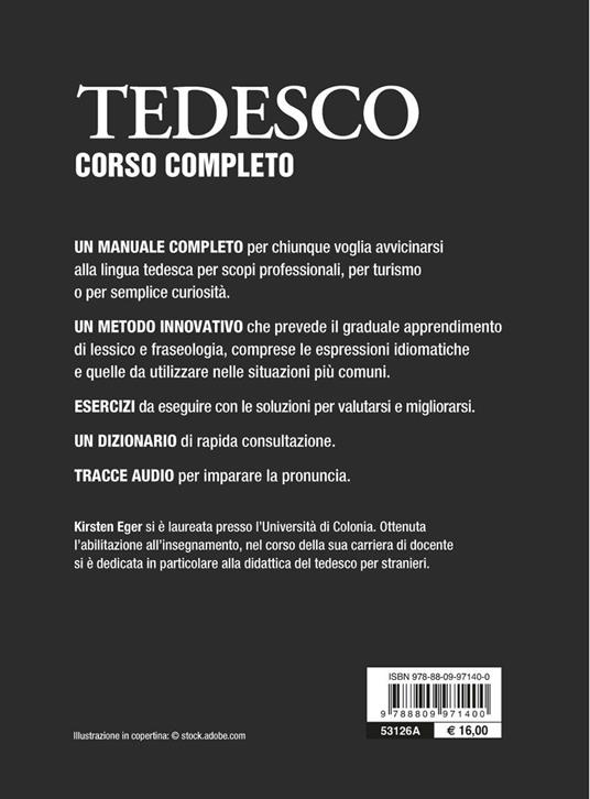 Tedesco. Corso completo. Con File audio per il download - Kirsten Eger - 2