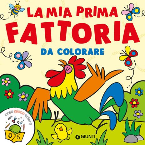 La mia prima fattoria da colorare. Ediz. a colori - copertina