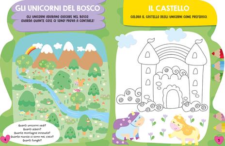 Unicorni. Gioca e colora. Ediz. a colori - 3
