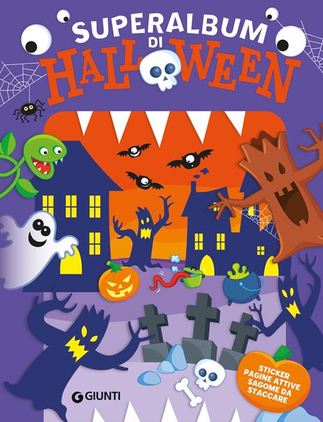 Superalbum di Halloween. Con adesivi. Ediz. a colori - Arianna Branelli - copertina