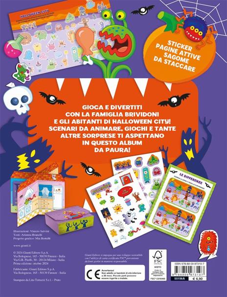 Superalbum di Halloween. Con adesivi. Ediz. a colori - Arianna Branelli - 5