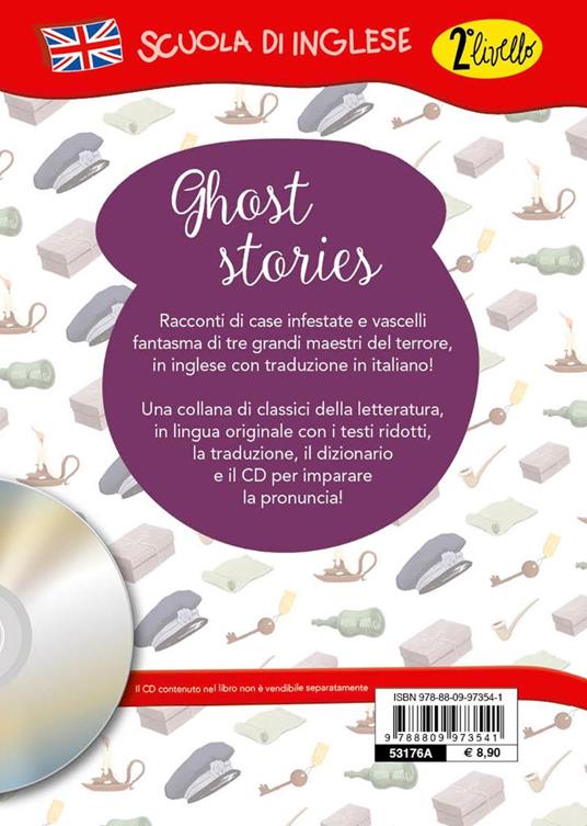 Ghost stories. Con CD Audio - Jerome K. Jerome,Montague Rhodes James,Edgar Allan Poe - 2