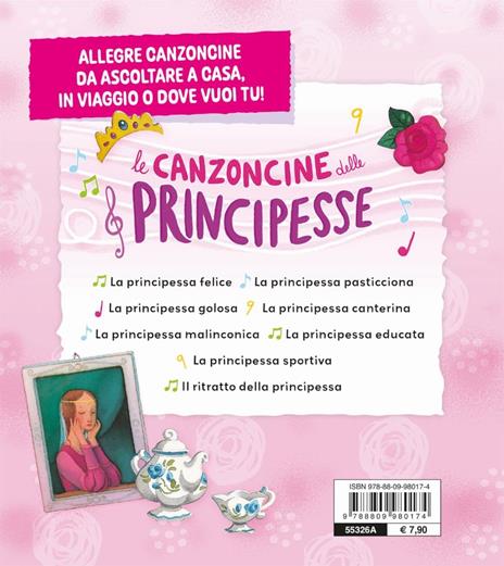 Le canzoncine delle principesse. Leggi e canta con noi. Ediz. a colori. Con QR Code - Silvia D'Achille,Patrizia Nencini - 8