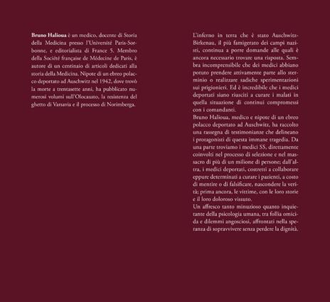 I medici di Auschwitz. Viaggio oltre le porte dell'inferno - Bruno Halioua - 2