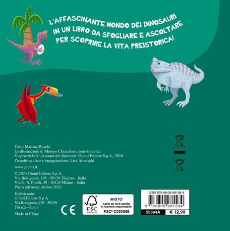 I dinosauri. I libri parlanti. Ediz. a colori - Martina Boschi - 6