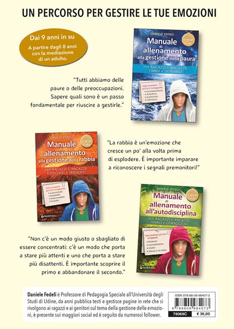 Il cofanetto delle emozioni. Come affrontare paura, rabbia e irrequietezza! Capitan Gedu - Daniele Fedeli - 2