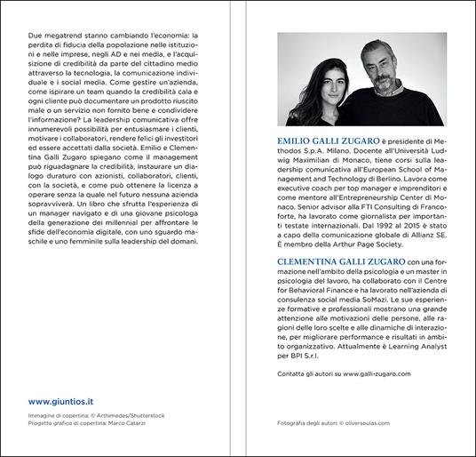 La leadership comunicativa. Come aumentare la performance personale e aziendale - Emilio Galli Zugaro,Clementina Galli Zugaro - 2