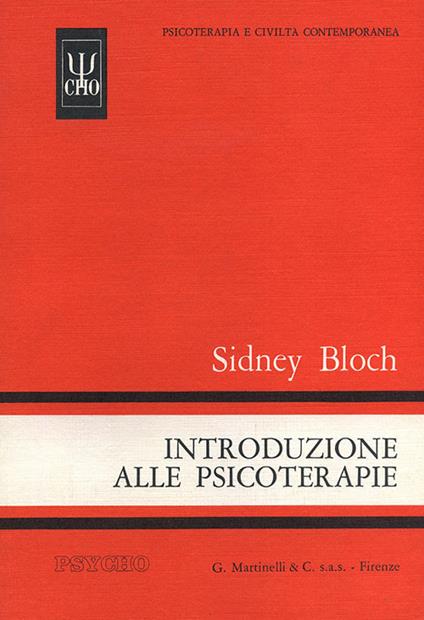 Introduzione alle psicoterapie - copertina