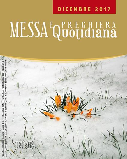 Messa e preghiera quotidiana (2017). Vol. 12: Dicembre 2017 - copertina