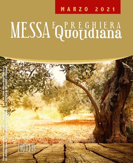 Messa e preghiera quotidiana (2021). Vol. 3: Marzo. - copertina