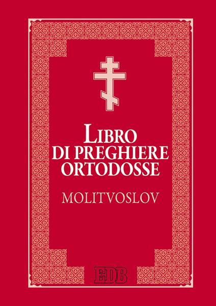Libro di preghiere ortodosse Molitvoslov - copertina