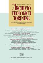 Archivio teologico torinese (2020). Vol. 1