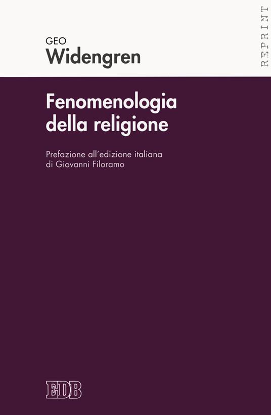 Fenomenologia della religione - Geo Widengren - copertina