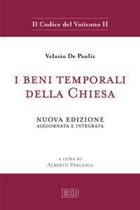 I beni temporali della Chiesa. Nuova ediz. - Velasio De Paolis - copertina