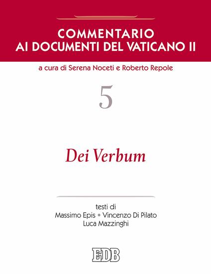 Commentario ai documenti del Vaticano II. Vol. 5: Dei verbum - copertina