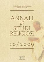 Annali di studi religiosi (2009). Vol. 10